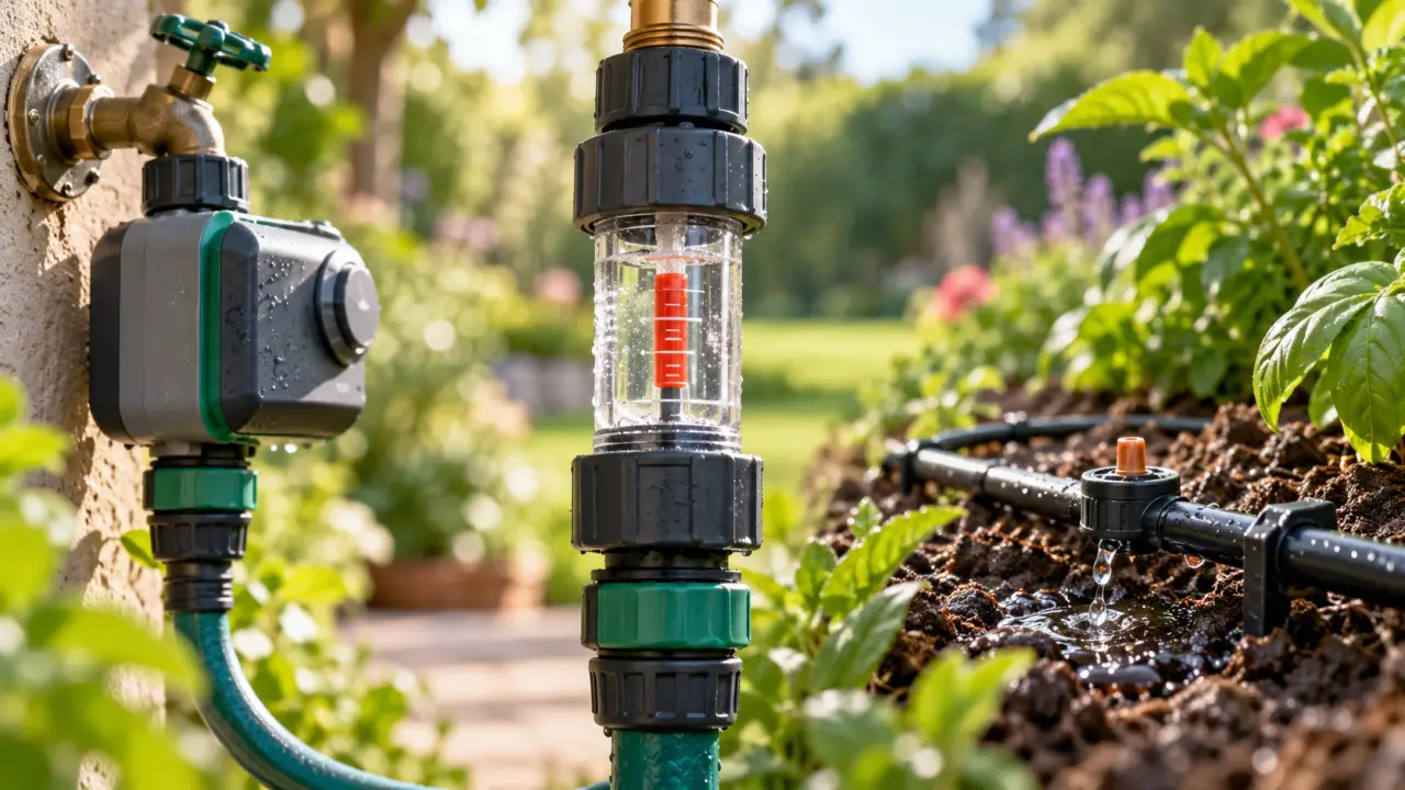 Arrosage automatique Rain Bird : kit au robinet ou réseau enterré, le débit décide